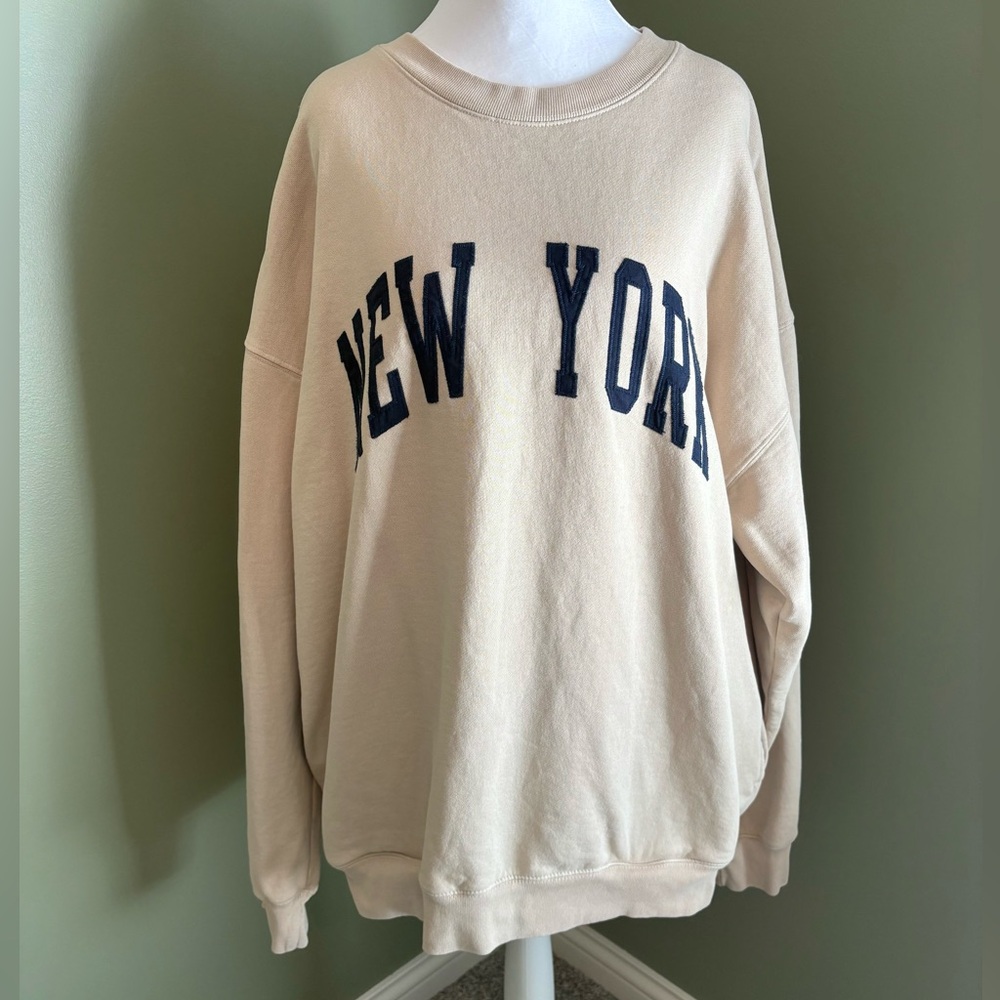 John Galt Erica New York Overszied Sweatshirt